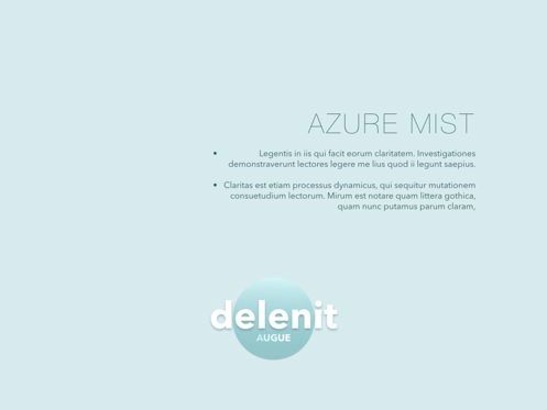 Azure Mist Keynote Presentation Template, Slide 7, 05003, Presentation Templates — PoweredTemplate.com
