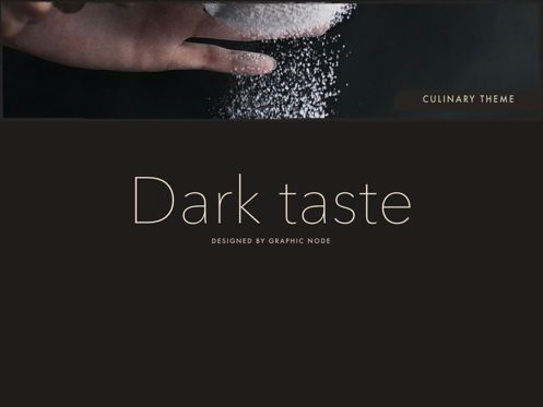 Dark Taste Keynote Presentation Template, Slide 14, 05004, Modelli Presentazione — PoweredTemplate.com