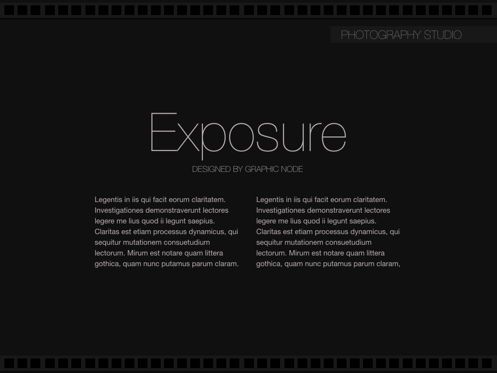 Exposure Keynote Presentation Template, Deslizar 8, 05007, Modelos de Apresentação — PoweredTemplate.com
