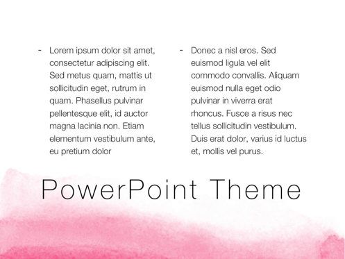 The Rouge PowerPoint Template, Diapositive 13, 05009, Graphiques et schémas pédagogiques — PoweredTemplate.com