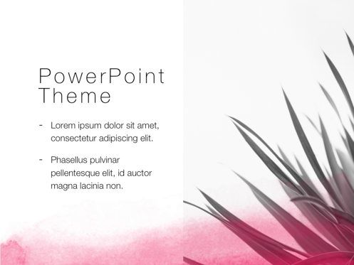 The Rouge PowerPoint Template, Diapositive 17, 05009, Graphiques et schémas pédagogiques — PoweredTemplate.com