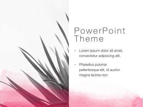 The Rouge PowerPoint Template, Diapositive 18, 05009, Graphiques et schémas pédagogiques — PoweredTemplate.com