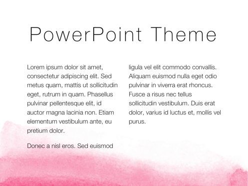 The Rouge PowerPoint Template, Diapositive 5, 05009, Graphiques et schémas pédagogiques — PoweredTemplate.com