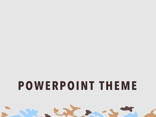 Camouflage PowerPoint Template, Diapositive 11, 05011, Modèles de présentations — PoweredTemplate.com
