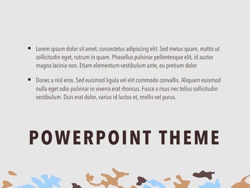 Camouflage PowerPoint Template, Diapositiva 12, 05011, Plantillas de presentación — PoweredTemplate.com