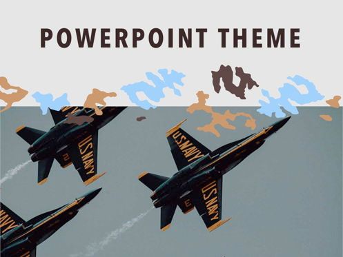 Camouflage PowerPoint Template, Slide 15, 05011, Modelli Presentazione — PoweredTemplate.com
