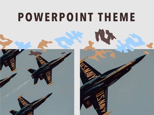 Camouflage PowerPoint Template, Diapositiva 16, 05011, Plantillas de presentación — PoweredTemplate.com