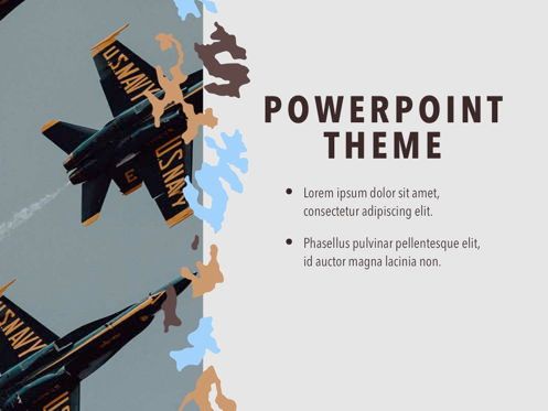Camouflage PowerPoint Template, 幻灯片 18, 05011, 演示模板 — PoweredTemplate.com