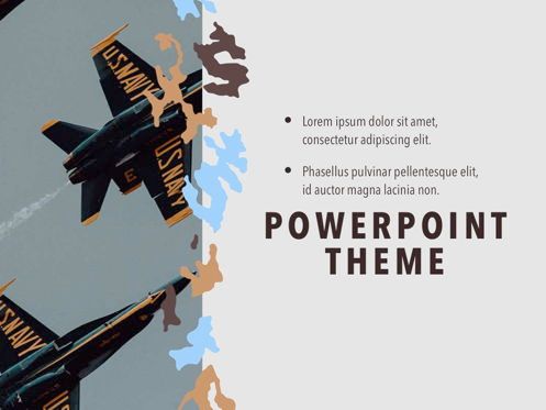 Camouflage PowerPoint Template, Diapositive 20, 05011, Modèles de présentations — PoweredTemplate.com