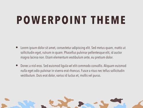 Camouflage PowerPoint Template, 幻灯片 4, 05011, 演示模板 — PoweredTemplate.com