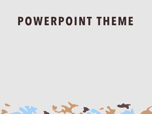 Camouflage PowerPoint Template, Dia 9, 05011, Presentatie Templates — PoweredTemplate.com