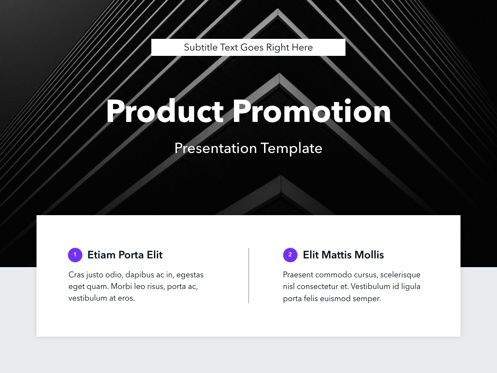 Product Promotion PowerPoint Template, スライド 2, 05015, プレゼンテーションテンプレート — PoweredTemplate.com