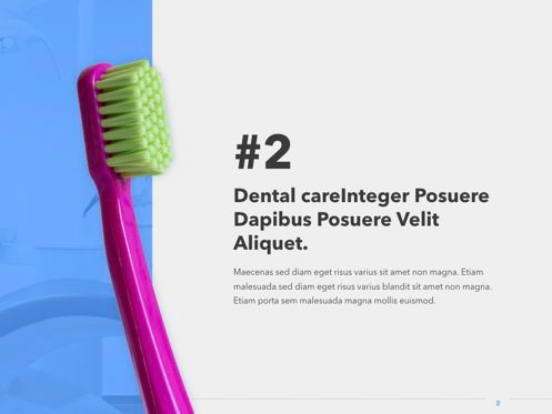 Dentistry PowerPoint Template, Slide 3, 05017, Diagrammi e Grafici Medici — PoweredTemplate.com