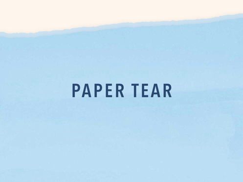 Paper Tear Keynote Template, スライド 10, 05018, プレゼンテーションテンプレート — PoweredTemplate.com
