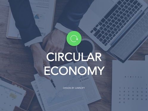 Circular Economy Google Slides Template, Slide 2, 05023, Modelli Presentazione — PoweredTemplate.com