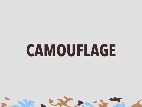 Camouflage Keynote Template, スライド 10, 05026, プレゼンテーションテンプレート — PoweredTemplate.com