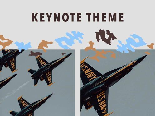 Camouflage Keynote Template, Diapositive 16, 05026, Modèles de présentations — PoweredTemplate.com
