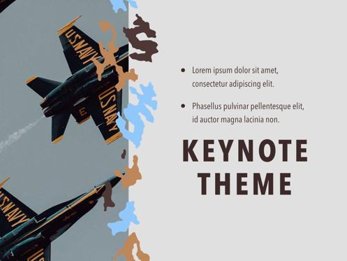 Camouflage Keynote Template, Deslizar 20, 05026, Modelos de Apresentação — PoweredTemplate.com