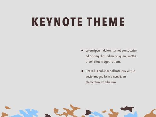 Camouflage Keynote Template, Slide 33, 05026, Presentation Templates — PoweredTemplate.com