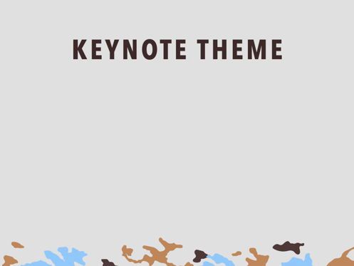 Camouflage Keynote Template, Slide 9, 05026, Presentation Templates — PoweredTemplate.com