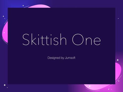 Skittish One PowerPoint Template, 슬라이드 3, 05028, 프레젠테이션 템플릿 — PoweredTemplate.com
