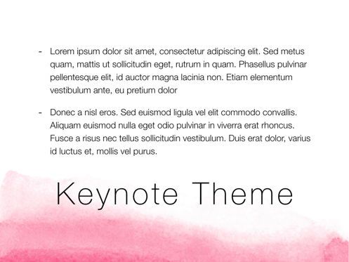 The Rouge Keynote Template, Diapositive 12, 05030, Modèles de présentations — PoweredTemplate.com