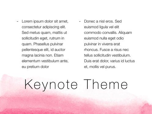The Rouge Keynote Template, Slide 13, 05030, Presentation Templates — PoweredTemplate.com
