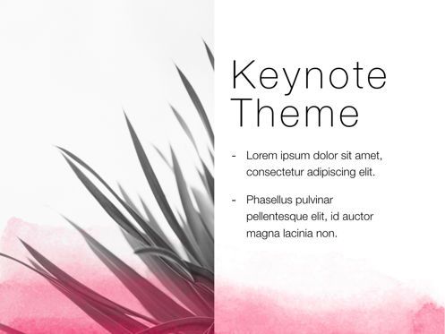 The Rouge Keynote Template, Slide 18, 05030, Presentation Templates — PoweredTemplate.com