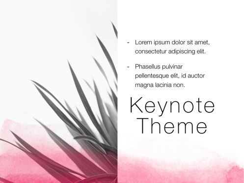 The Rouge Keynote Template, Slide 20, 05030, Presentation Templates — PoweredTemplate.com