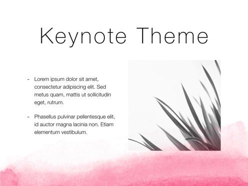 The Rouge Keynote Template, Slide 30, 05030, Presentation Templates — PoweredTemplate.com