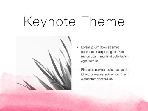 The Rouge Keynote Template, Slide 31, 05030, Presentation Templates — PoweredTemplate.com