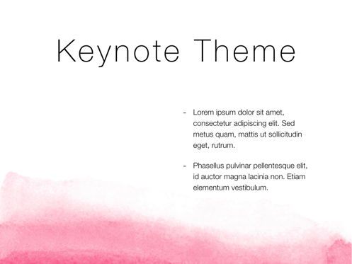 The Rouge Keynote Template, Slide 33, 05030, Presentation Templates — PoweredTemplate.com
