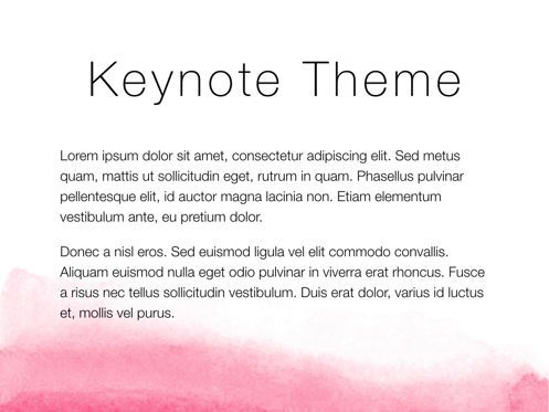 The Rouge Keynote Template, Slide 4, 05030, Presentation Templates — PoweredTemplate.com