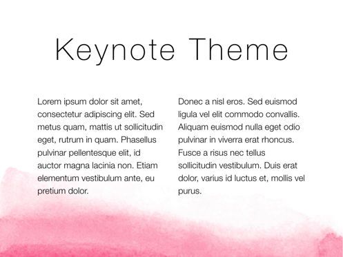 The Rouge Keynote Template, Slide 5, 05030, Presentation Templates — PoweredTemplate.com