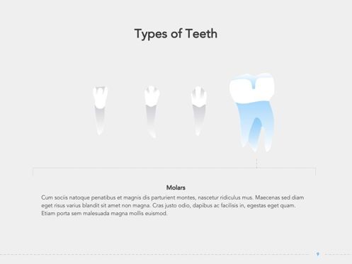 Dentistry Google Slides Template, Slide 10, 05034, Presentation Templates — PoweredTemplate.com