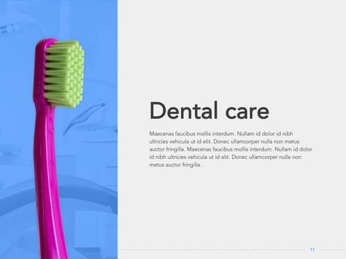 Dentistry Google Slides Template, Slide 12, 05034, Presentation Templates — PoweredTemplate.com