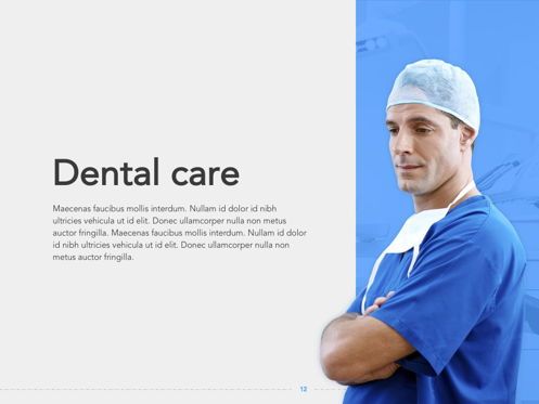 Dentistry Google Slides Template, Slide 13, 05034, Presentation Templates — PoweredTemplate.com