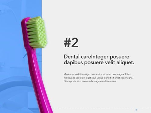Dentistry Google Slides Template, Slide 3, 05034, Presentation Templates — PoweredTemplate.com