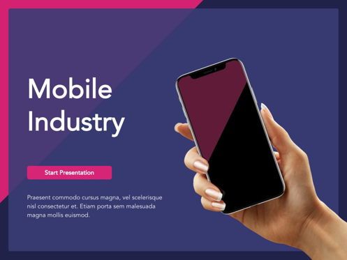 Mobile Industry Google Slides Template, 幻灯片 2, 05037, 演示模板 — PoweredTemplate.com