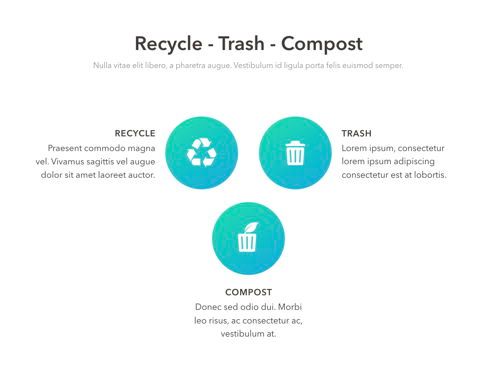 Valet Trash Service PowerPoint Template, Slide 15, 05042, Bagan dan Diagram Pendidikan — PoweredTemplate.com