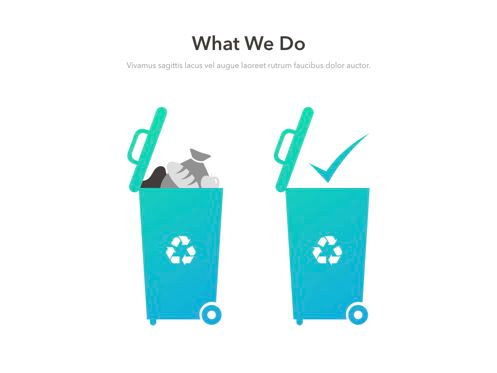 Valet Trash Service PowerPoint Template, Slide 7, 05042, Education Charts and Diagrams — PoweredTemplate.com