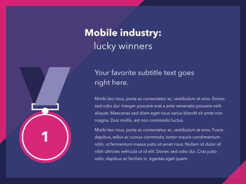 Mobile Industry PowerPoint Template, 幻灯片 5, 05045, 演示模板 — PoweredTemplate.com