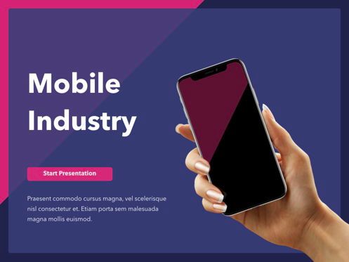 Mobile Industry Keynote Template, Diapositive 2, 05062, Modèles de présentations — PoweredTemplate.com