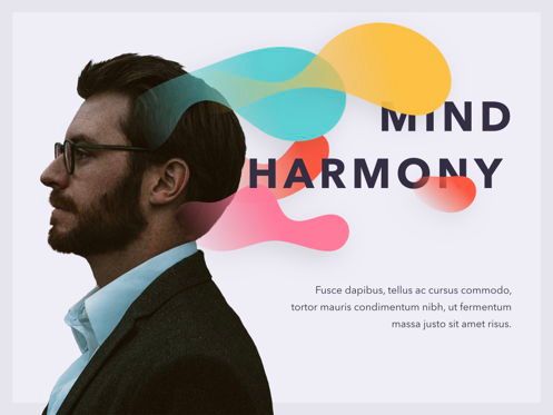 Mind Harmony Keynote Template, Diapositive 2, 05065, Modèles de présentations — PoweredTemplate.com