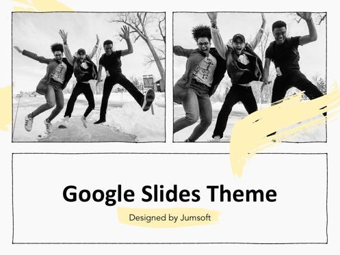 Sketched Google Slides Theme, Slide 11, 05068, Presentation Templates — PoweredTemplate.com