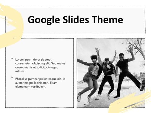 Sketched Google Slides Theme, Deslizar 27, 05068, Modelos de Apresentação — PoweredTemplate.com