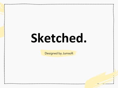 Sketched Google Slides Theme, 幻灯片 3, 05068, 演示模板 — PoweredTemplate.com