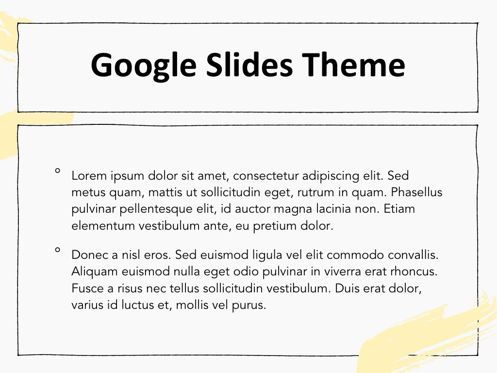 Sketched Google Slides Theme, スライド 4, 05068, プレゼンテーションテンプレート — PoweredTemplate.com