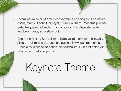 In Green Keynote Theme, Diapositive 12, 05069, Modèles de présentations — PoweredTemplate.com