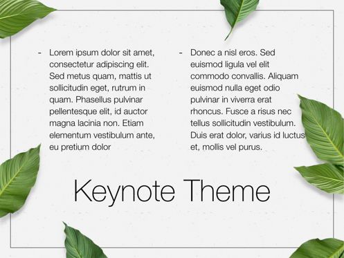 In Green Keynote Theme, Deslizar 13, 05069, Modelos de Apresentação — PoweredTemplate.com